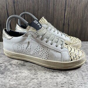 Russell and Bromley x P448 Women's  Sneakers Faux Snake Effect Size 38 US 8